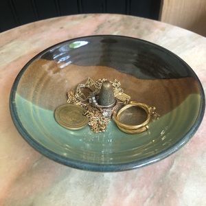 Studio Pottery Jewelry Dish